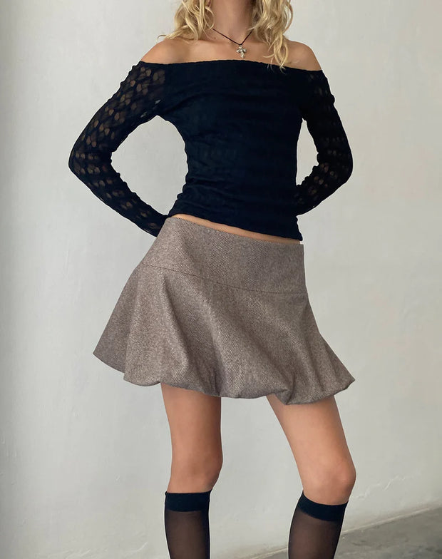 Celina Puffball Mini Skirt
